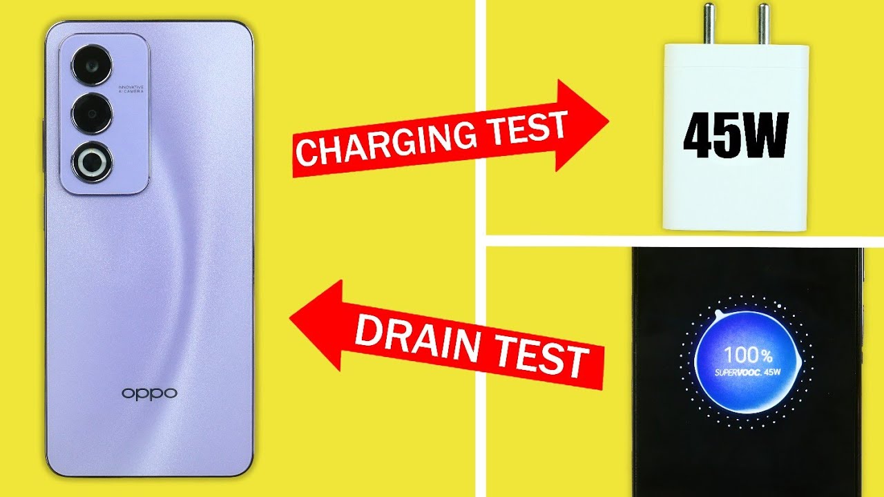 OPPO A3 Pro Battery Drain Test 100% to 0% || OPPO A3 Pro Charging Test 0% to 100%