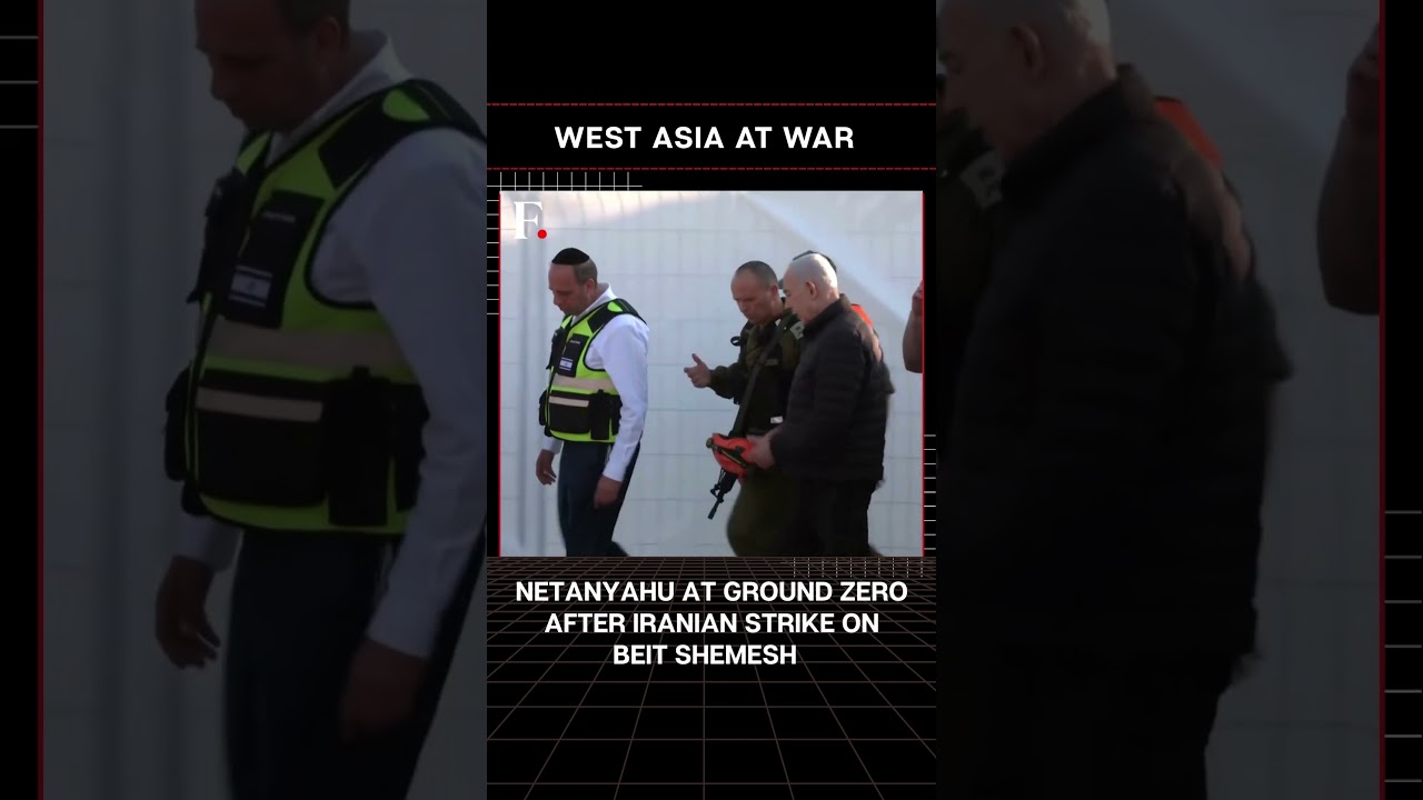 #FirstpostNews: Netanyahu Visits Beit Shemesh, Says Operation Aims to Counter Iran Threat | N18G