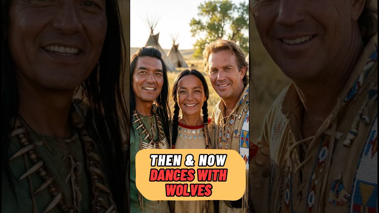 Dances With Wolves - Then and Now  #thenandnow #nostalgia #classicmovies #movie  #film