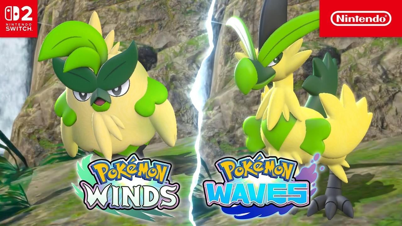 Утекла новая информация о покемонах из Pok&eacute;mon Winds & Waves...