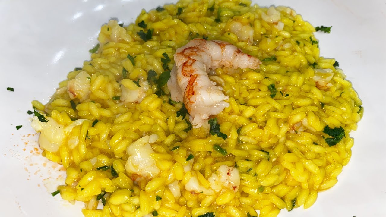 RISOTTO GAMBERONI E ZAFFERANO