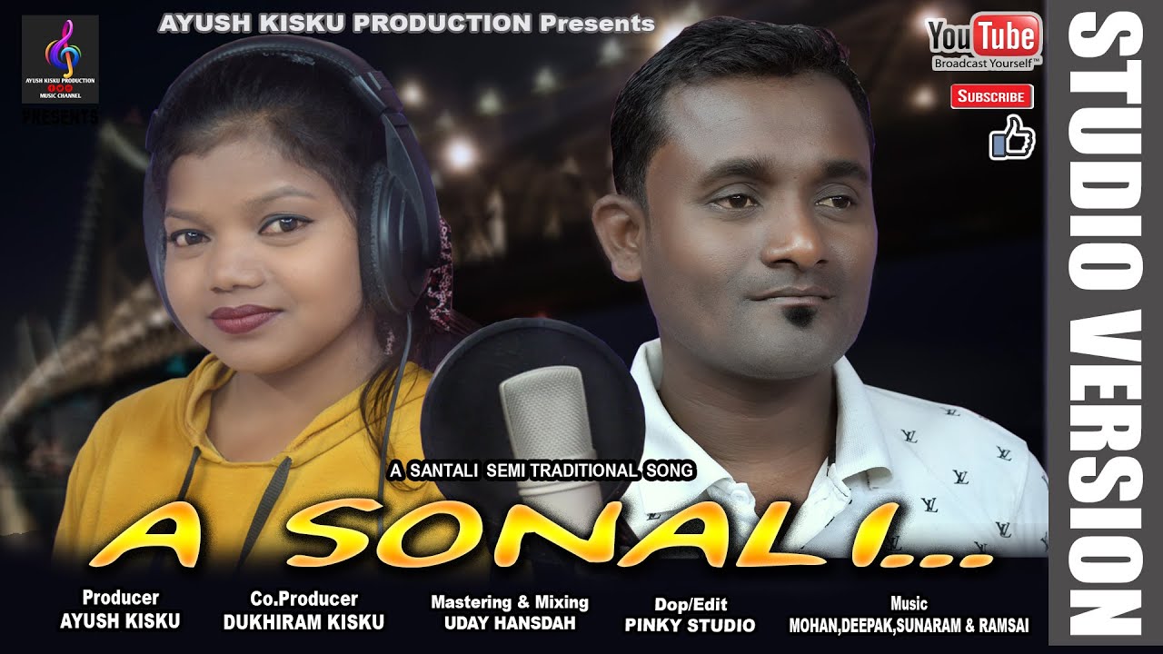 A SONALI|||New Santali Studio Version Song 2023||Uday  Hansdah&Sita Tudu||Ayushkiskuproduction