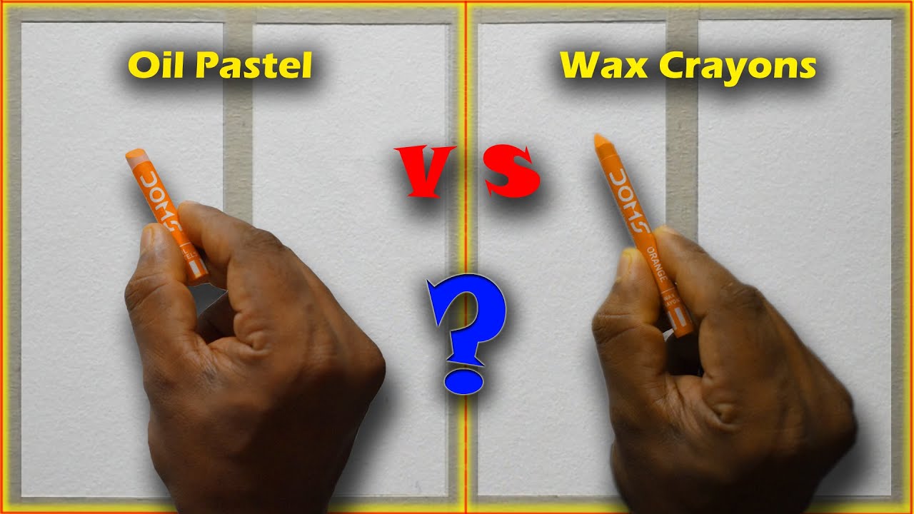 Wax Crayons vs Oil Pastels Color Gradation Test #130