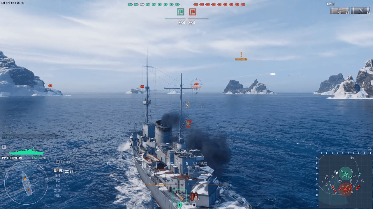 World of Warships PC Gameplay | MAX Graphics 4K 60FPS