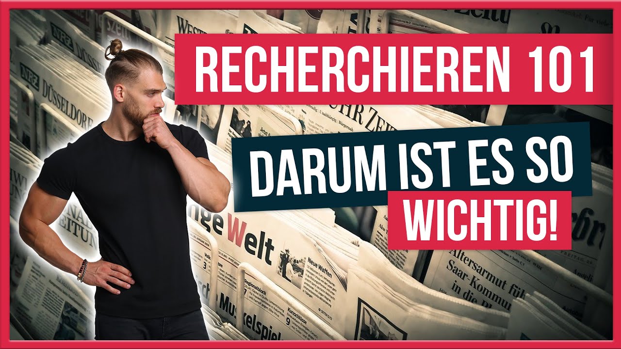 ACHTUNG! Nur SO recherchierst du RICHTIG!