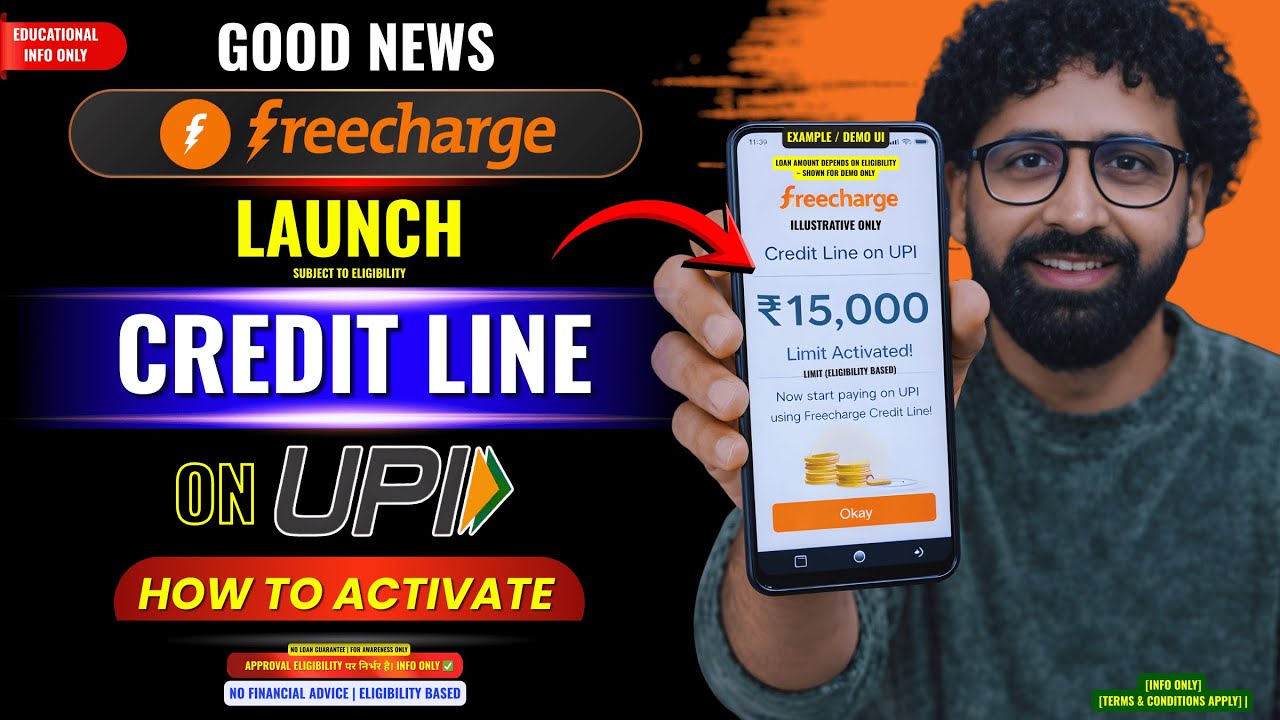 Freecharge Credit Line on UPI 😱 | Credit Line on UPI Kaise Kaam Karta Hai?| Kaise Activate Kare 2026