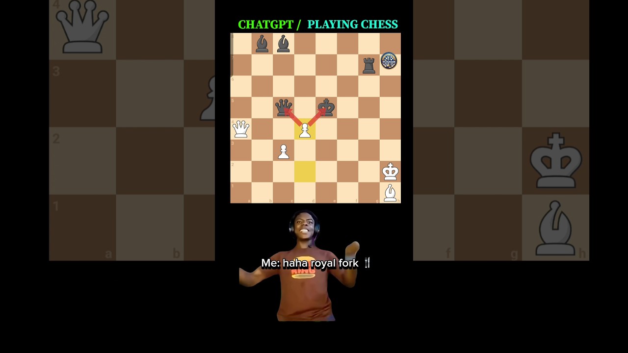 Royal Fork 🍴😳😳#chess #chessgame #chesspuzzle#ajedrez #checkmate #magnuscarlsen#шахматы#shorts