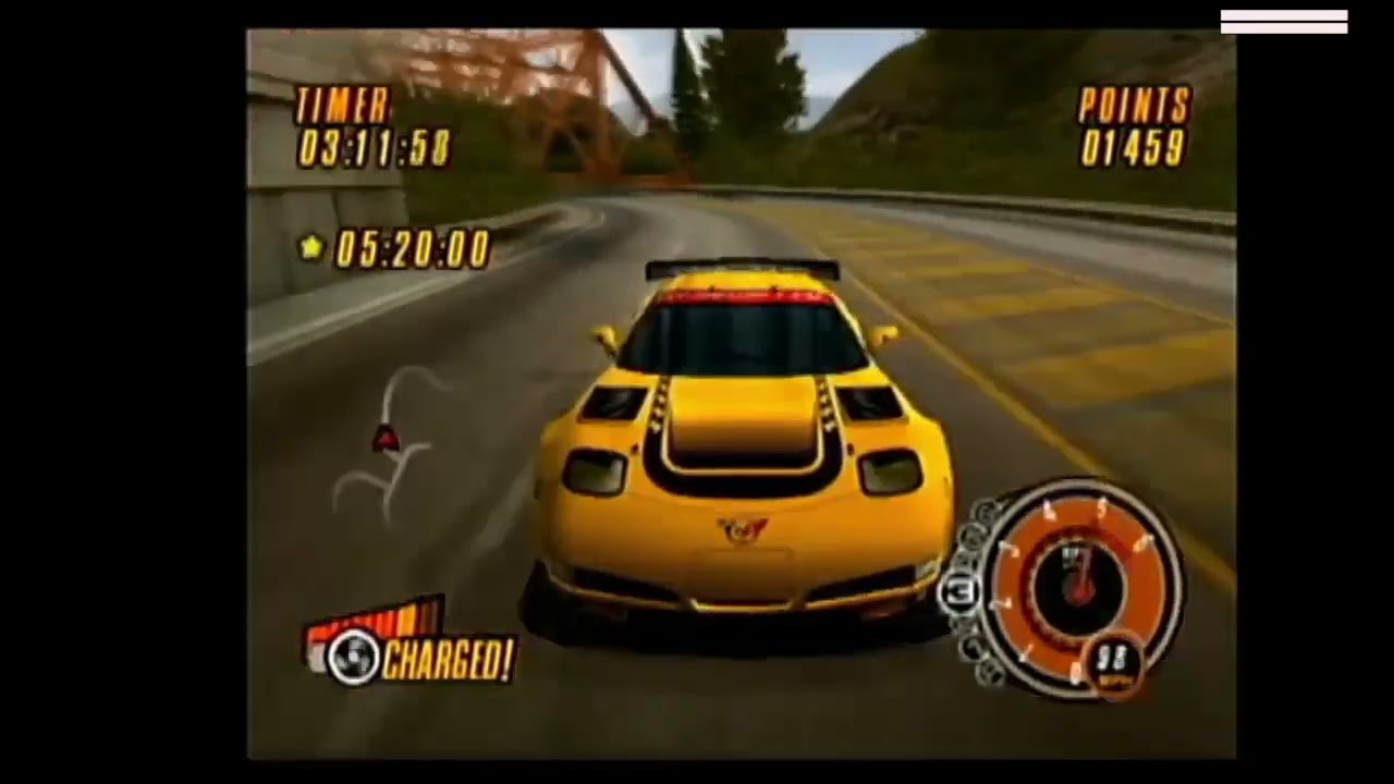 Ford vs. Chevy - PS2 - Chevrolet Corvette C5.R Race Car '05 Gameplay