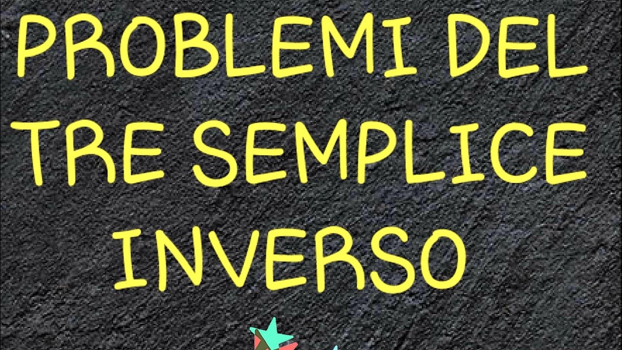 Problemi del tre semplice inverso