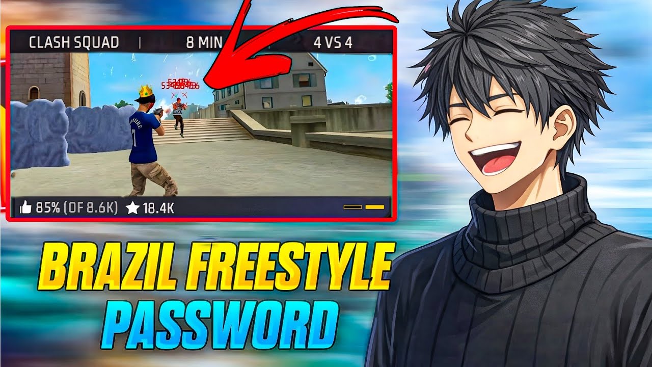 BRAZIL🇧🇷 4V4 + REAL BACKJUMP🦘 FREESTYLE MAP PASSWORD 🔐 🔥