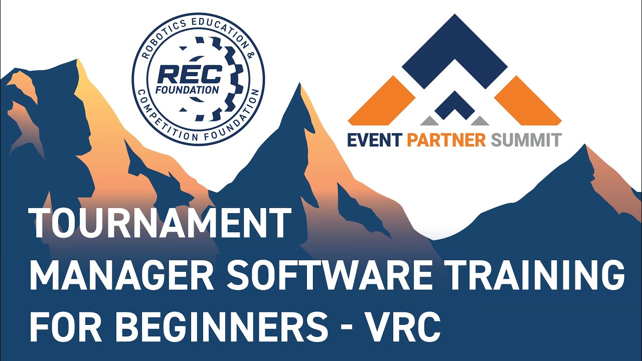 Tournament Manager Software Training for Beginners – VRC
