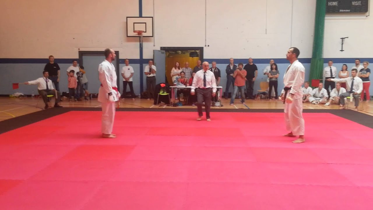Semi Finals Indv Adult Male Kumite - Nathan Bond - WTKO Summer Camp '15 Competition