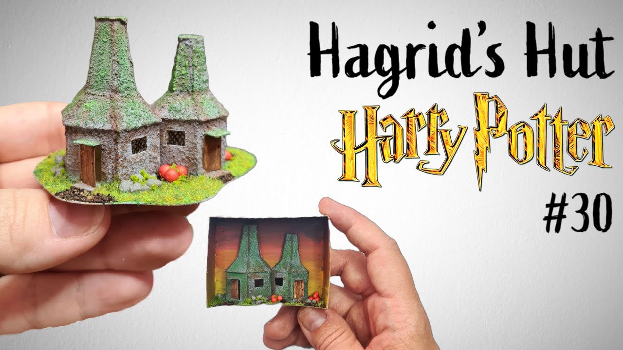 Hagrid's Hut | a Harry Potter Matchbox Diorama | Harry Potter miniature