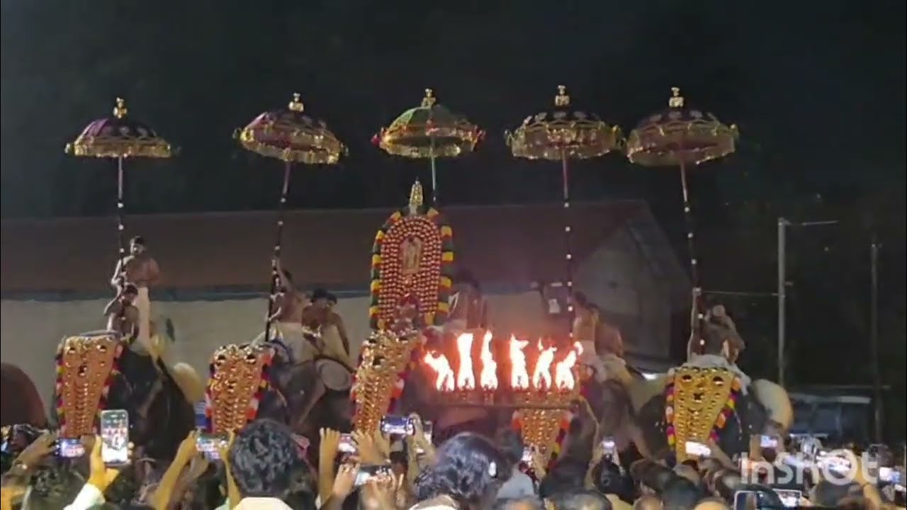 ഗുരുവായൂരപ്പന്റെ  പള്ളിവേട്ട ഗ്രാമപ്രദക്ഷിണം # guruvayoor ulsavam # video 