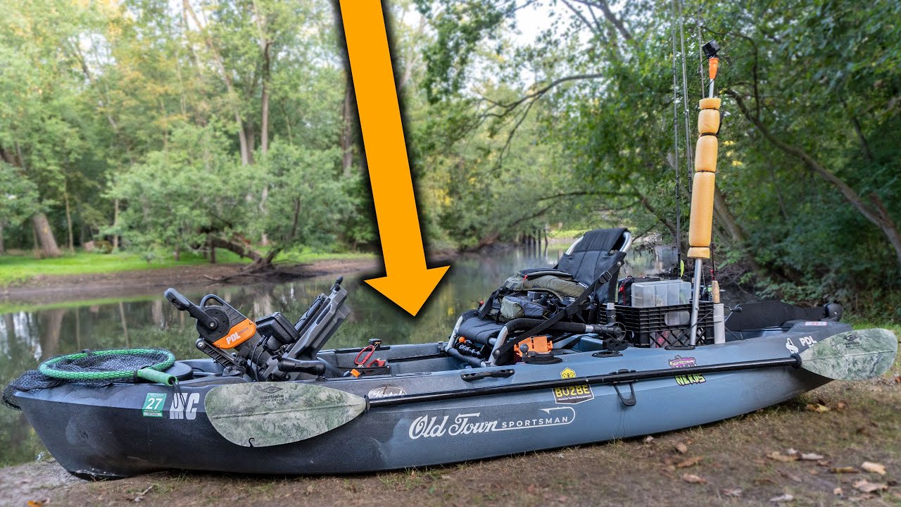 River Fishing In My New Old Town Sportsman PDL 106