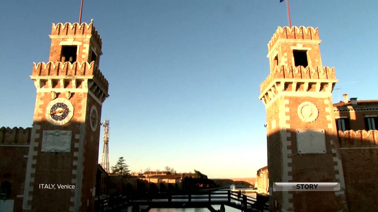 Italien, Venedig - Arsenal Schiffswerft - Deutcsh HD