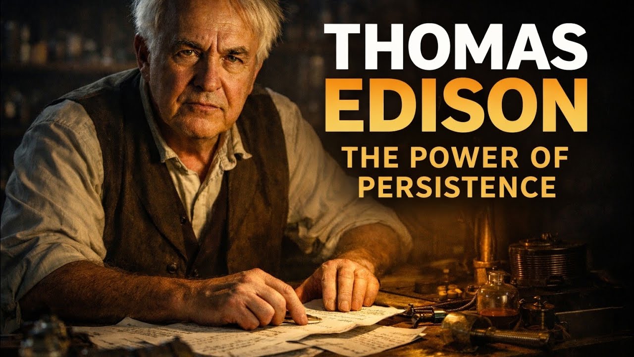 Thomas Edison | The Power of Persistence @EnglishW.S #motivation #learnenglish