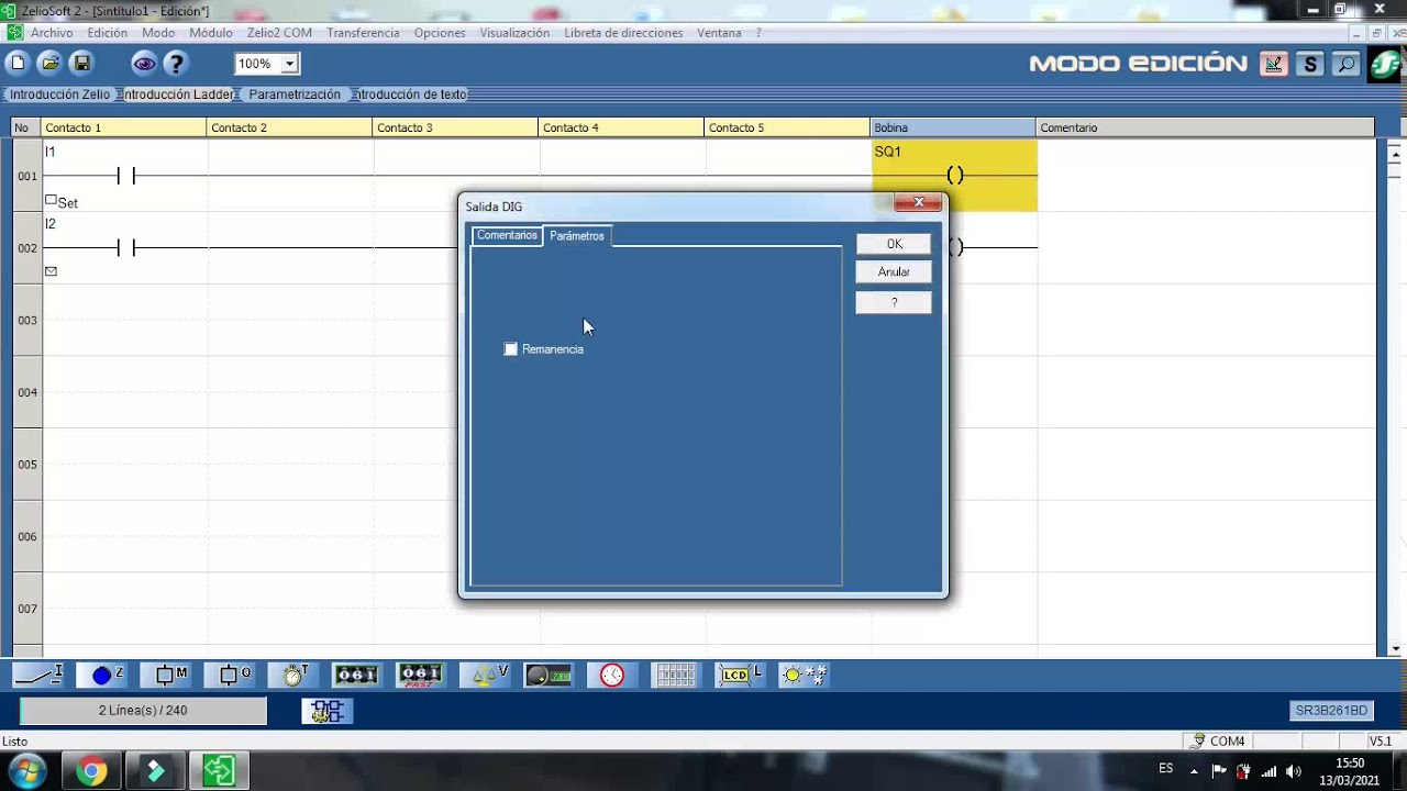 Introducción al software Zelio Soft