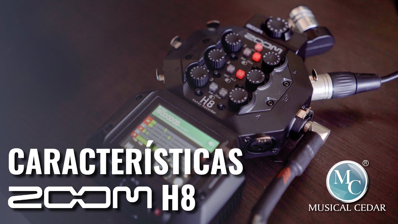 Características Zoom H8