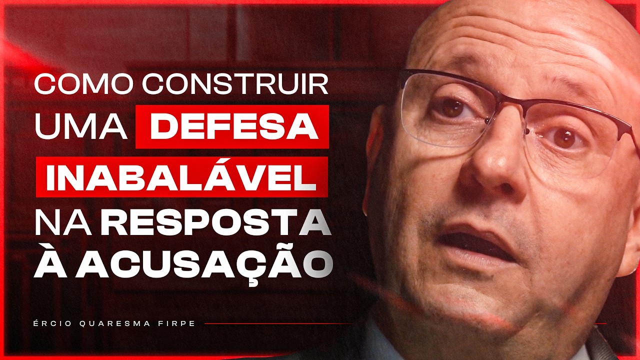 RESPOSTA À ACUSAÇÃO, PRIMEIRA MANIFESTAÇÃO DA DEFESA NO PROCESSO PENAL - Ércio Quaresma Firpe
