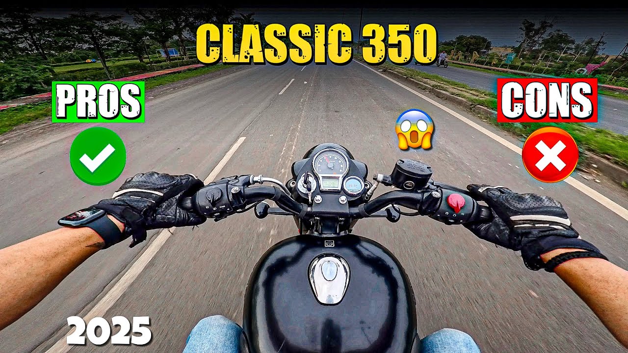 New Classic 350 Pros and Cons😱 | 2025 Classic 350 Ride |