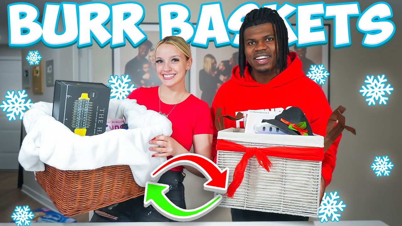 WE MADE EACH OTHER BURR BASKETS!! | VLOGMAS DAY 23