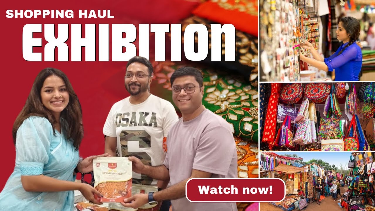 मोरया exhibition SHOPPING HAUL🎁🛍️ | Titeekshaa | कपडे दागिने शोभेच्या वस्तू | गुढीपाडव्याची तयारी