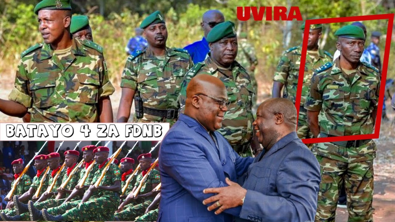 RURAGERETSE HAGATI YA NDAYISHIMIYE NA GEN.PRIME NIYONGABO,FDNB ISUBIYE UVIRA,BATAYO 4 MURI UVIRA