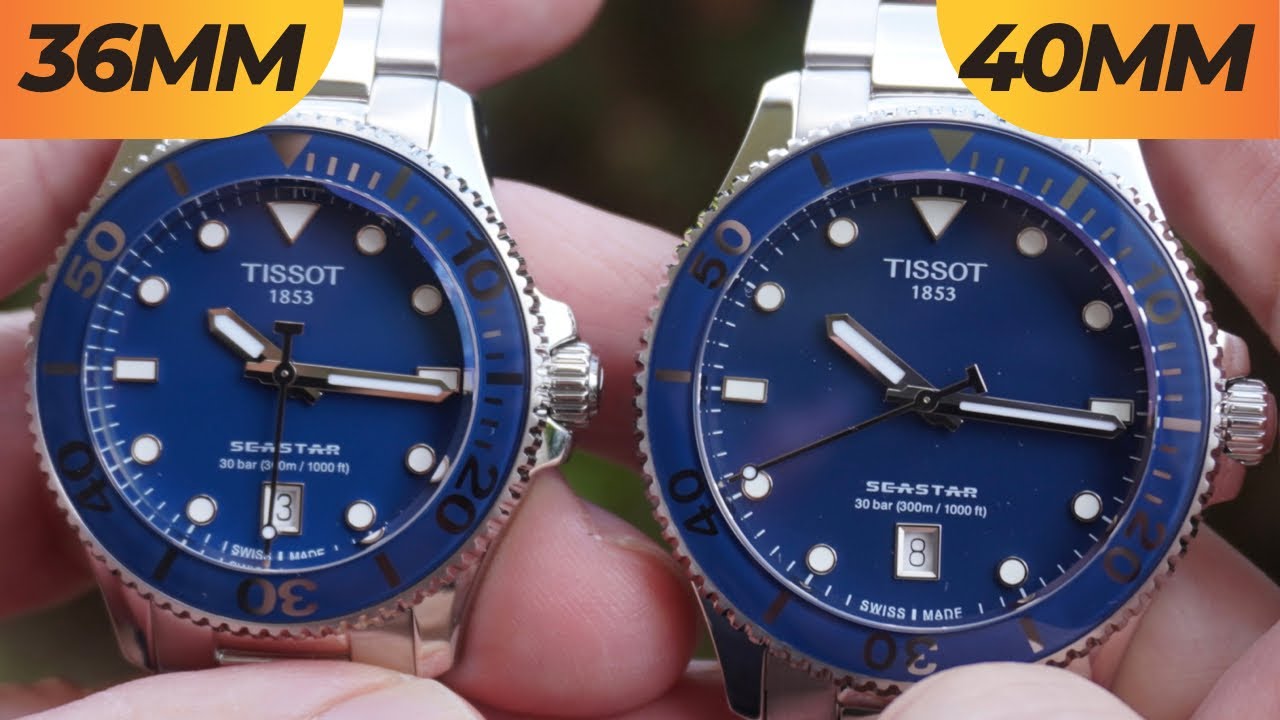 Best Entry Level Swiss Diver? Tissot Seastar 40mm & 36mm