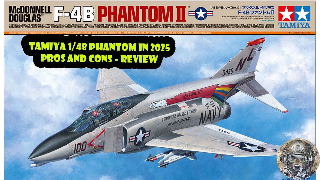 Tamiya 1/48 F-4b Phantom II Part I REVIEW