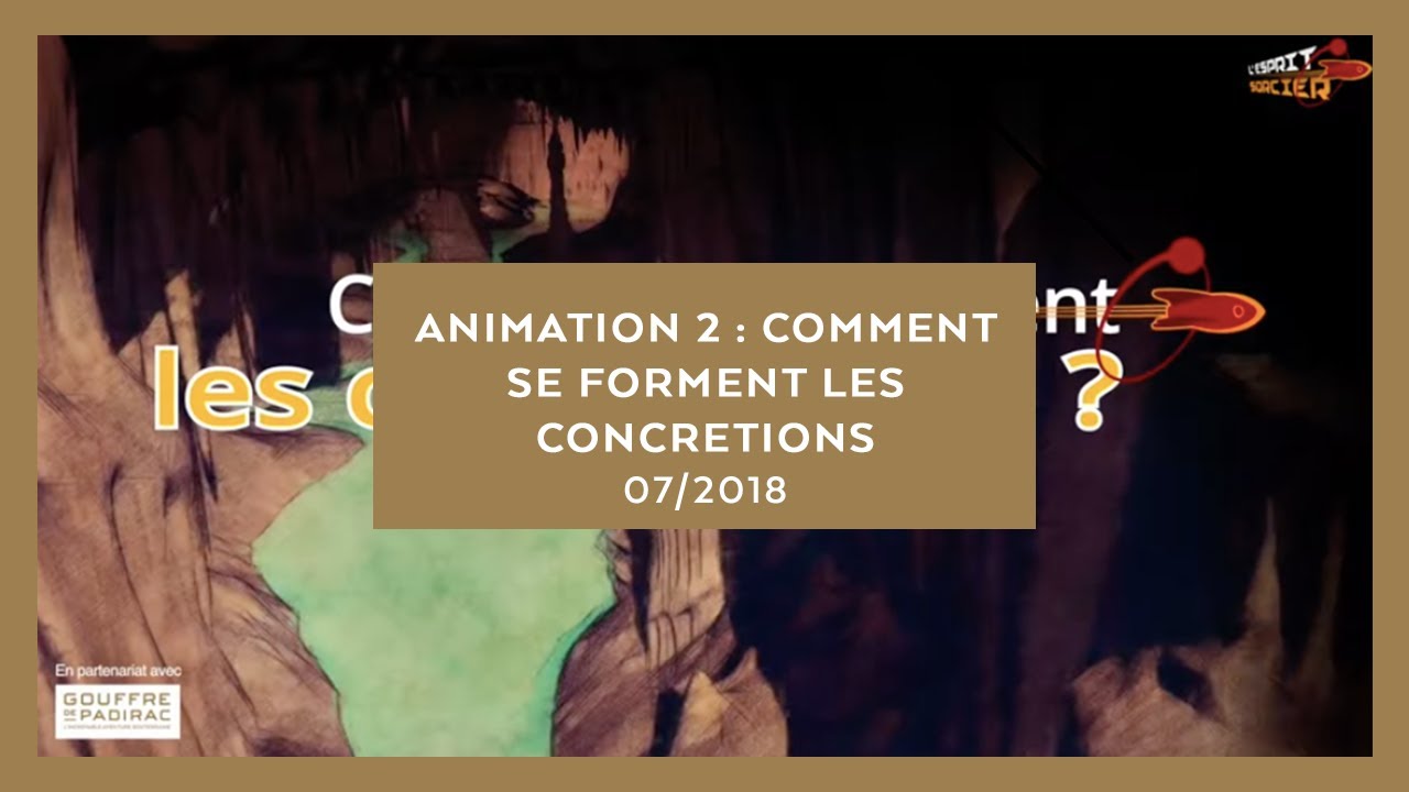 Animation 2 : Comment se forment les concr&eacute;tions ?