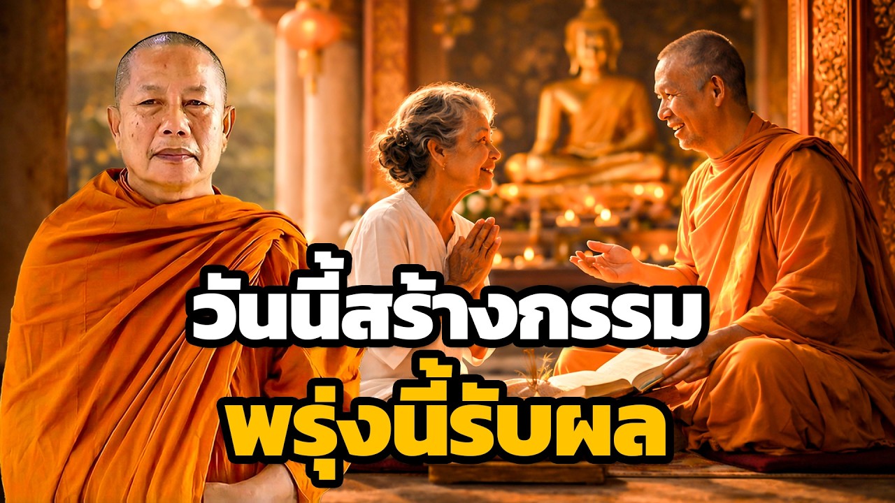 วันนี้ทำอะไร พรุ่งนี้รับอย่างนั้น..กฎกรรมไม่เปลี่ยน ธรรมะคลายทุกข์ พระมหาบุญช่วย ปัญญาวชิโร