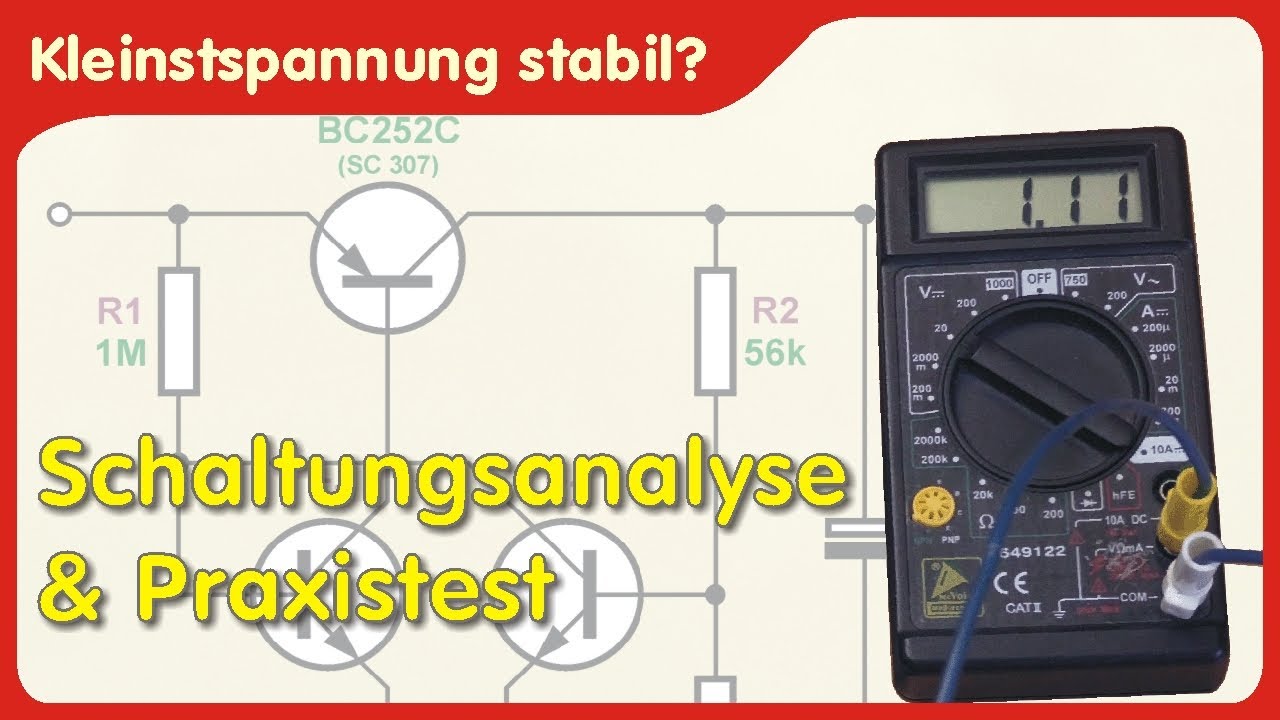 Kleinstspannung stabilisiert - Schaltungstechnik und Praxistest