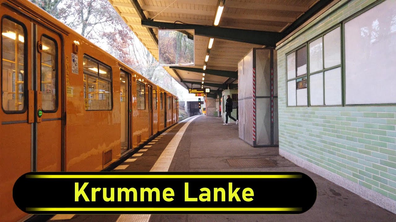 U-Bahn Station Krumme Lanke - Berlin 🇩🇪 - Walkthrough 🚶