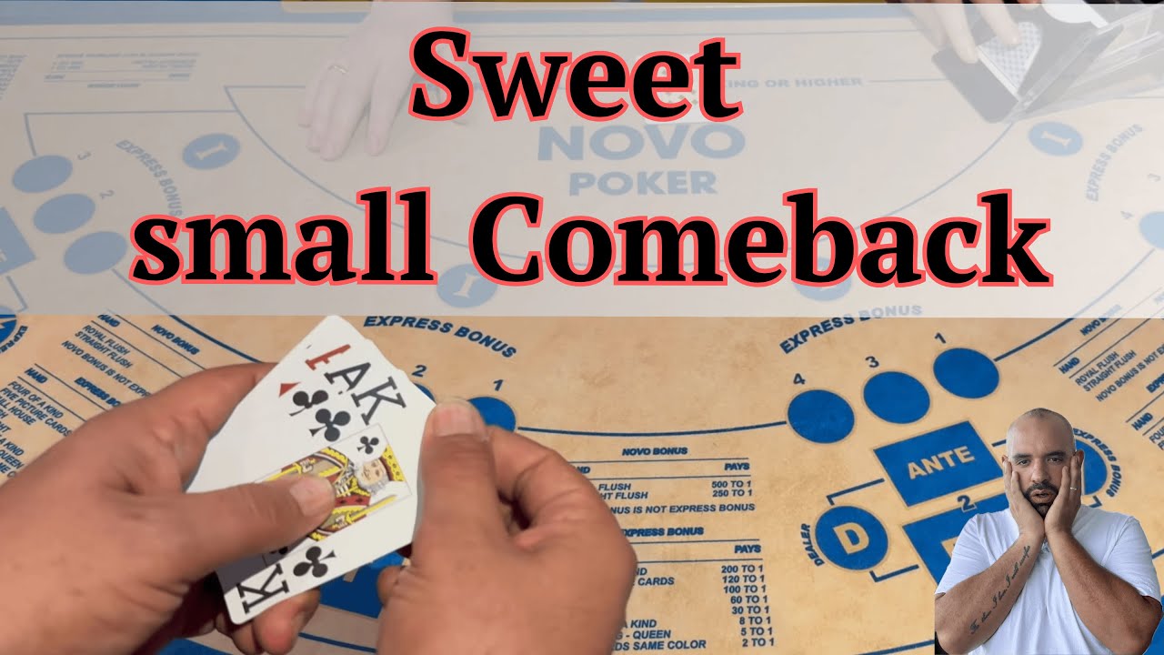 NOVO POKER ! Sweet small Comeback