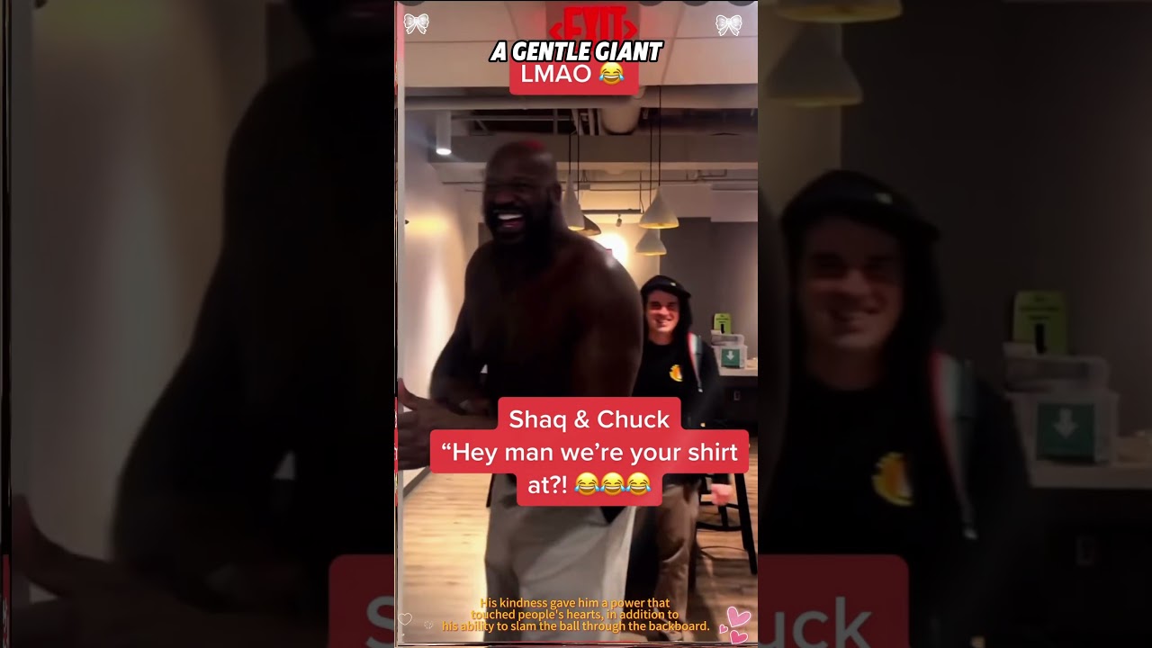 Shaquille O&rsquo;Neal The Gentle Giant #nba #basketbll #shaq #shaquilleoneal #gentle