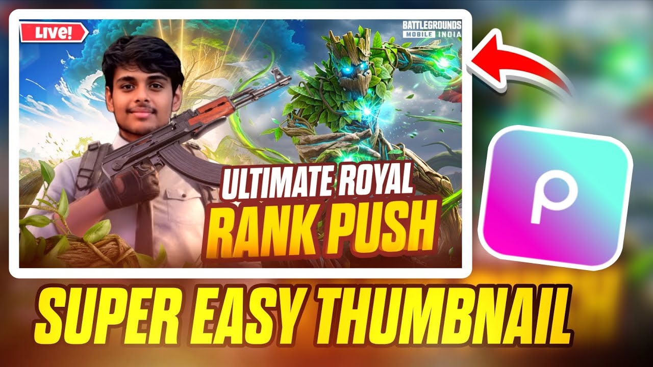 BGMI 4.2 THUMBNAIL TUTORIAL|| BGMI LIVE STREAM THUMBNAIL TUTORIAL|| ZV IS LIVE 