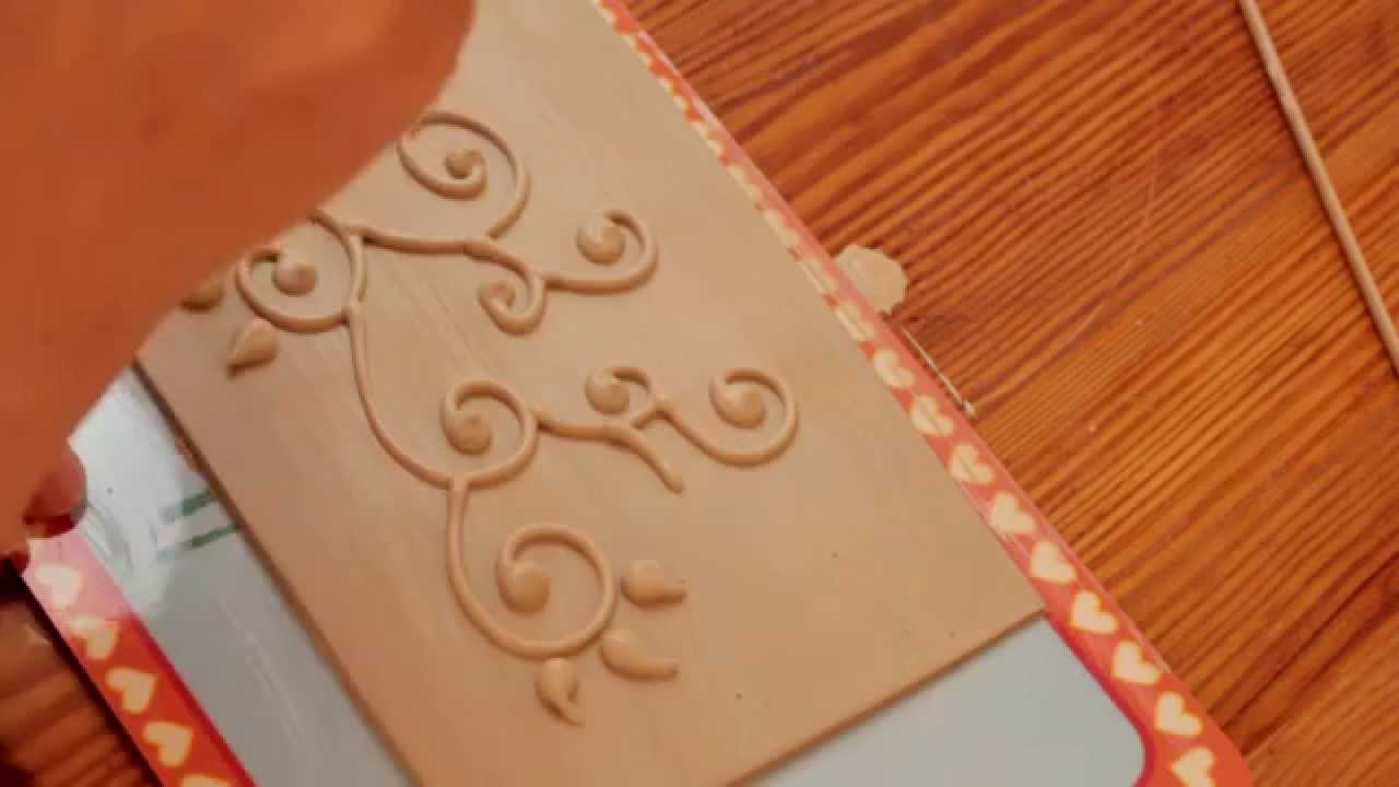 Töpfer-Werkstatt: Schlicker-Dekoration / pottery: how to apply slip decoration