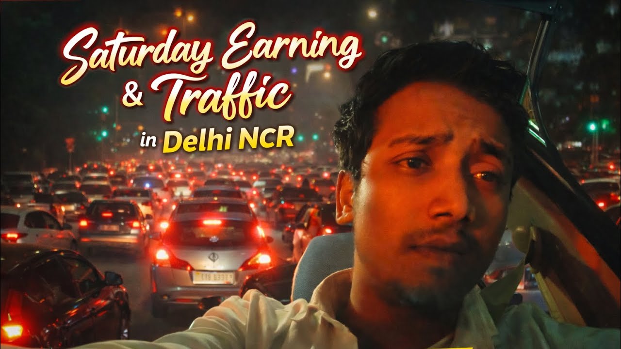 Saturday earning || Delhi NCR || Traffic || Full details video “😮‍💨💸🤯✨❤️