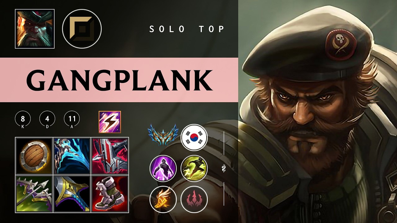 Gangplank Top vs Jayce - KR Challenger Patch 26.05