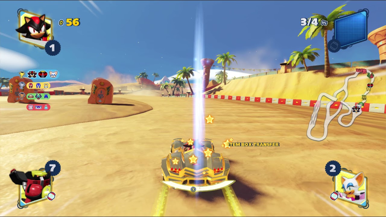 Team Sonic Racing (PC) Shadow Team JP Sand Road [4 Laps HDR 2K]