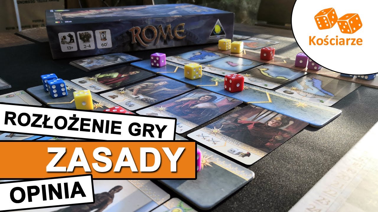 Kościarze – Gramy w… ROME - RISE TO POWER gra planszowa (odc. 31)