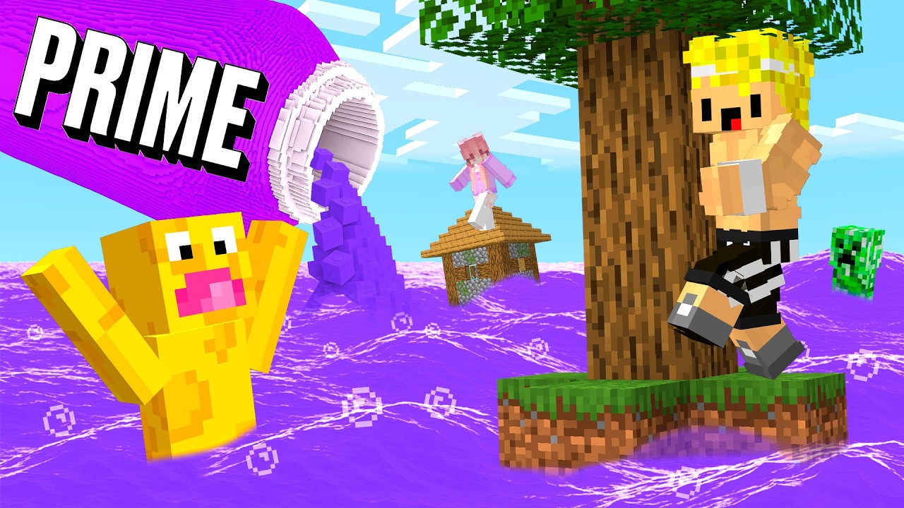 Minecraft Pero El PRIME SUBE a Cada MINUTO