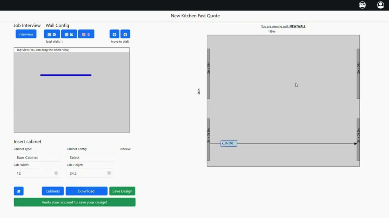 Video 1: How to Use the CABINETS QUICK Online Configurator | Account Setup & Getting Started