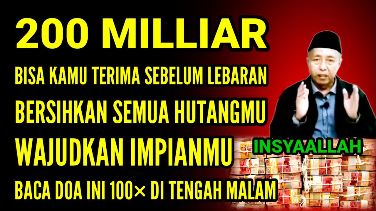 UANG MILLIARAN BISA KAMU TERIMA SEBELUM LEBARAN❗BERSIHKAN SEMUA HUTANGMU