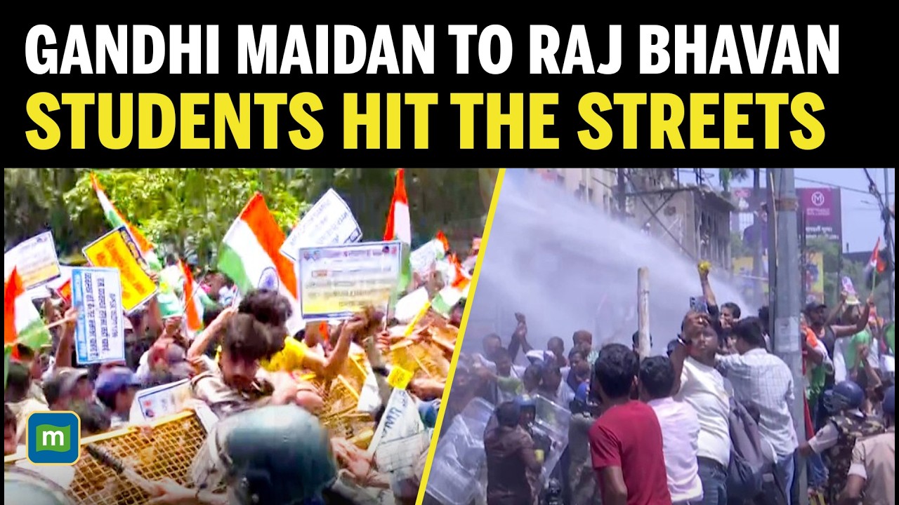 Students Launch Massive Protest At Gandhi Maidan Patna, Demand Cancellation Of 70th BPSC Exam