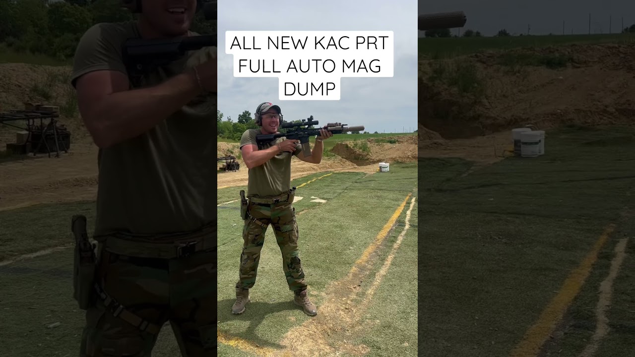 KAC SR15 mag dump into trash ❤️