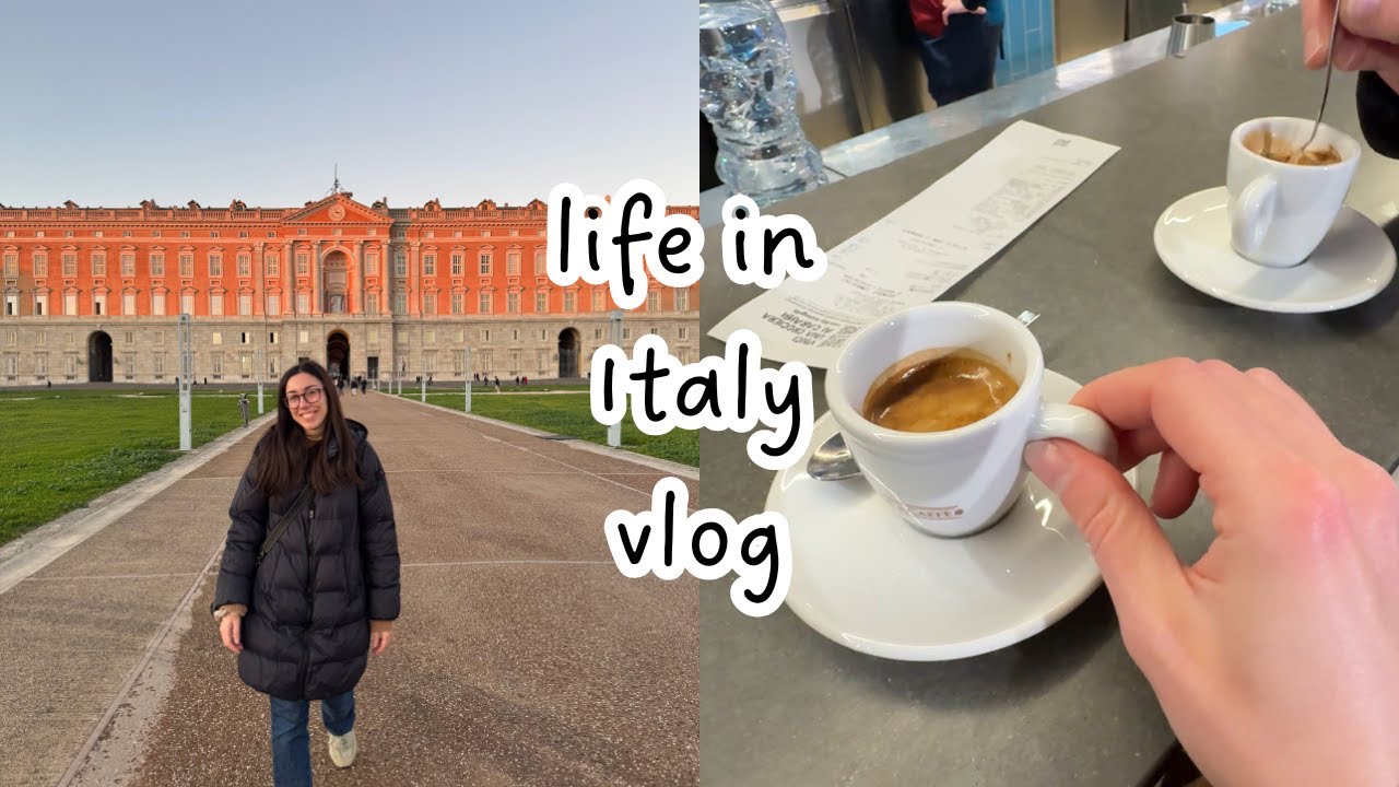 Italian vlog: vita quotidiana a Roma e gita alla Reggia di Caserta (Subtitles)