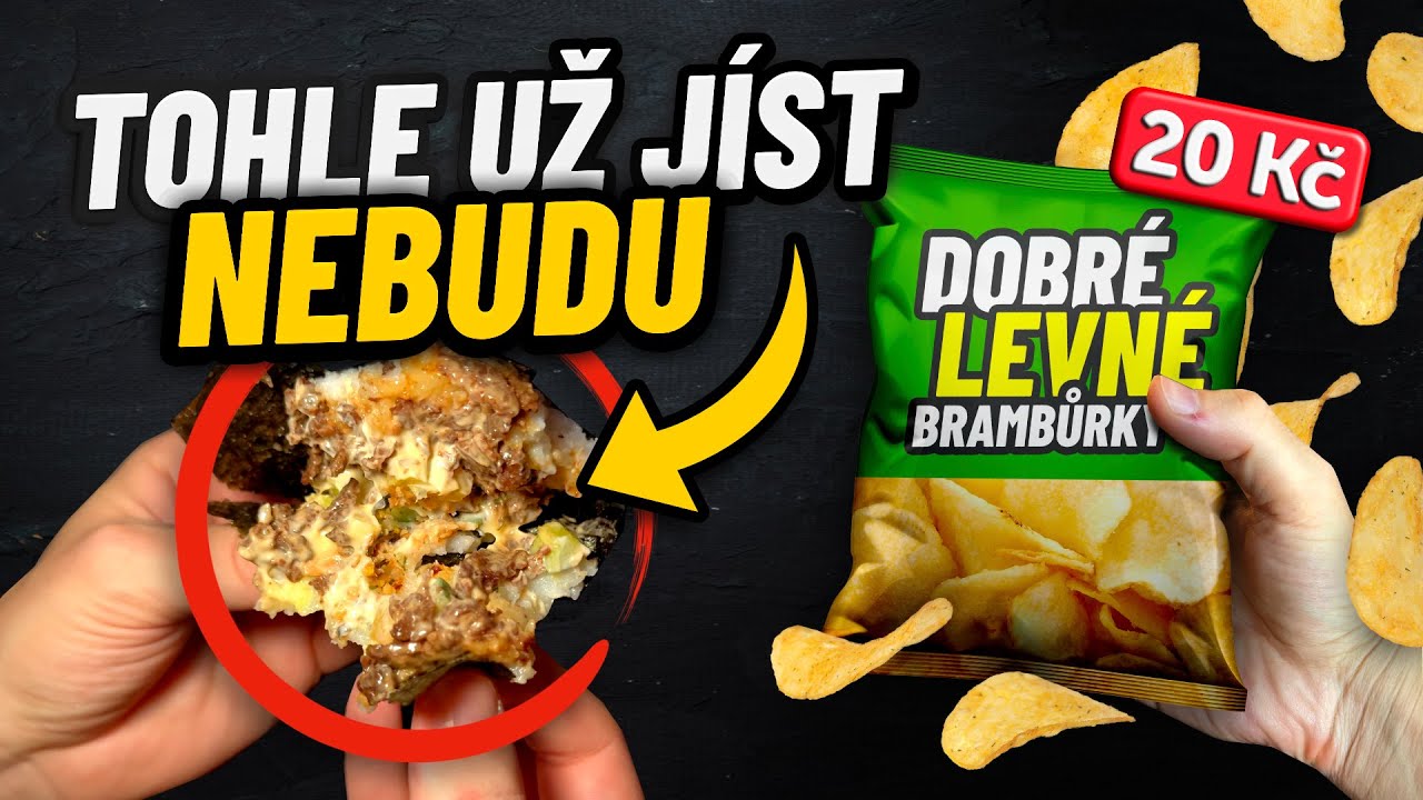 LEVNÉ a DOBRÉ BRAMBŮRKY za 20 Kč! Jedl jsem DIVNÉ VĚCI