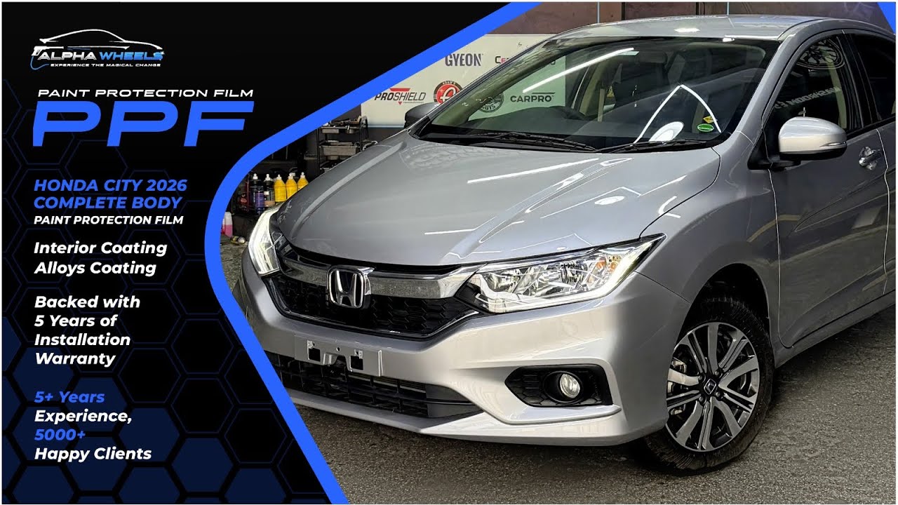 Honda City 2026 Full Body PPF | Interior & Alloys Coating | Brand New Protection 